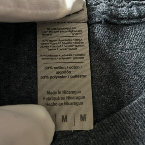 Gildan Irvington Recreation Logo Grey Short Sleeve T-Shirt Women's Size M - Picture 4 of 10